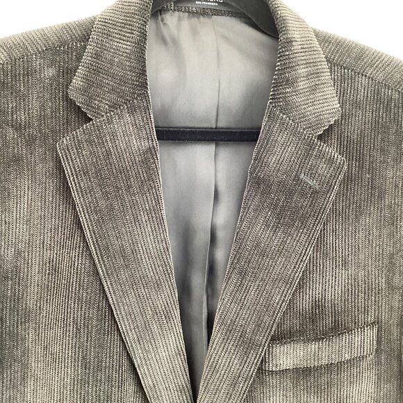 Dockers Mens Corduroy Blazer Jacket Size 44R Brown Suit Coat Lined - Picture 5 of 10